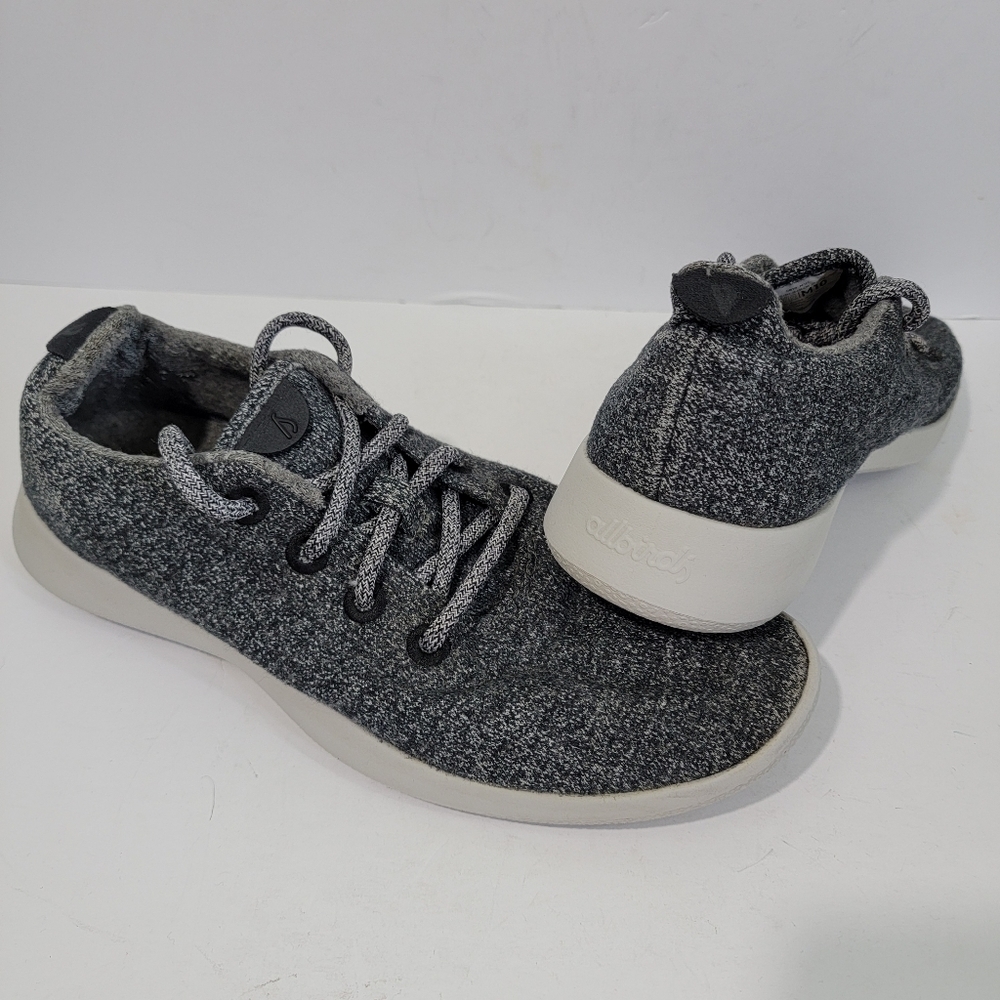 Allbirds Wool Runner Athletic Men's Shoes Gray Sz 10M Lace-Up Comfort Athleisure